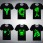 Luminous men and women t shirt 100 personalized short sleeve cotton t shirt popular neon T Домострой